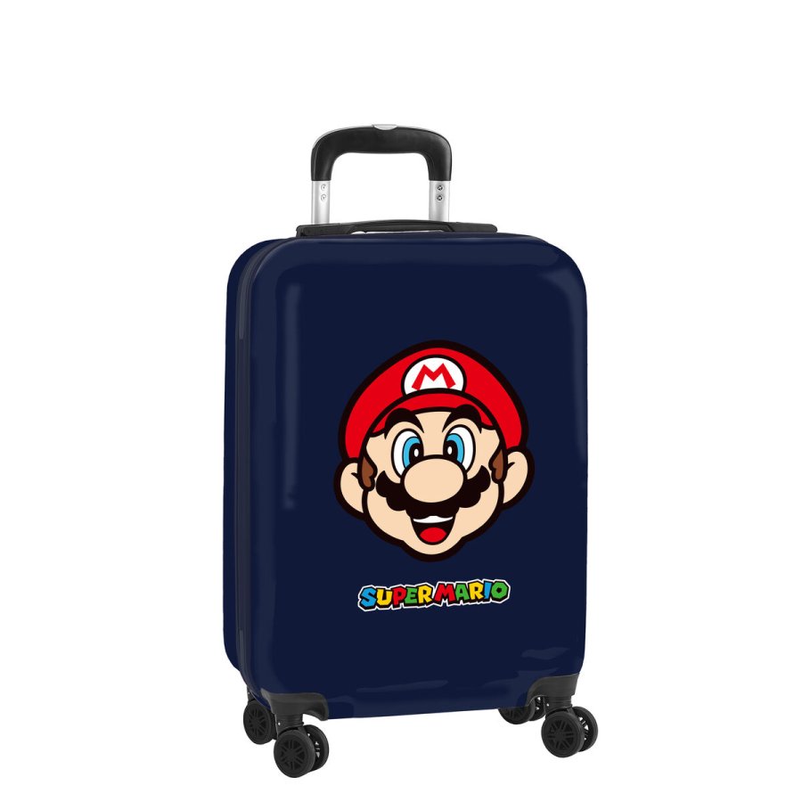 H�ndbagage Super Mario super mario R�d Marinebl� 20'' 20 L 34,5 x 55 x 20 cm #1