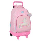 Skolerygs�k med Hjul Glow Lab Pink 33 x 45 x 22 cm #1