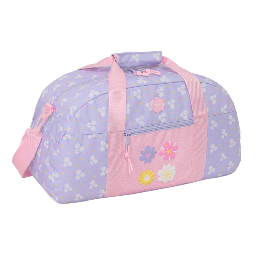 Sportstaske Safta Bouquet Pink Syren 50 x 26 x 20 cm #1