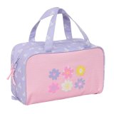 Rejsetoilettaske Safta Bouquet Pink Syren 31 x 14 x 19 cm #1