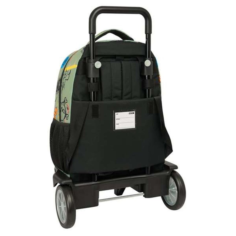 Skolerygs�k med Hjul Safta Zone 33 x 45 x 22 cm Graffiti #2