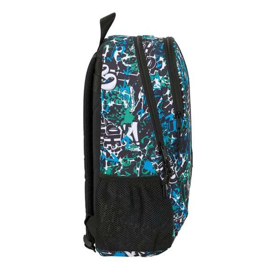 Skoletaske Safta Go 32 x 44 x 16 cm Graffiti #3