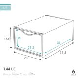 Stackable shoe box Max Home Hvid 6 enheder polypropylen ABS 23 x 14,5 x 33,5 cm #21