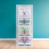 Stackable shoe box Max Home Hvid 6 enheder polypropylen ABS 23 x 14,5 x 33,5 cm #25