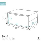 Stackable shoe box Max Home Hvid 6 enheder polypropylen ABS 35 x 18,5 x 27 cm #17