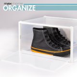 Stackable shoe box Max Home Hvid 6 enheder polypropylen ABS 35 x 18,5 x 27 cm #13
