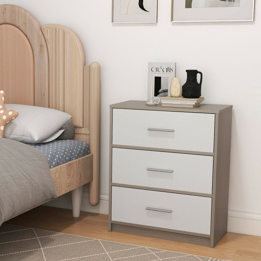 Natbord Max Home Hvid Gr 58 x 70 x 30 cm #5