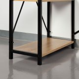 Skrivebord med hylde Max Home Stl Melamin spnplade 120 x 12 x 64 cm #6