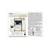 Skrivebord med hylder Max Home Stl Melamin spnplade 84 x 148 x 50 cm #7