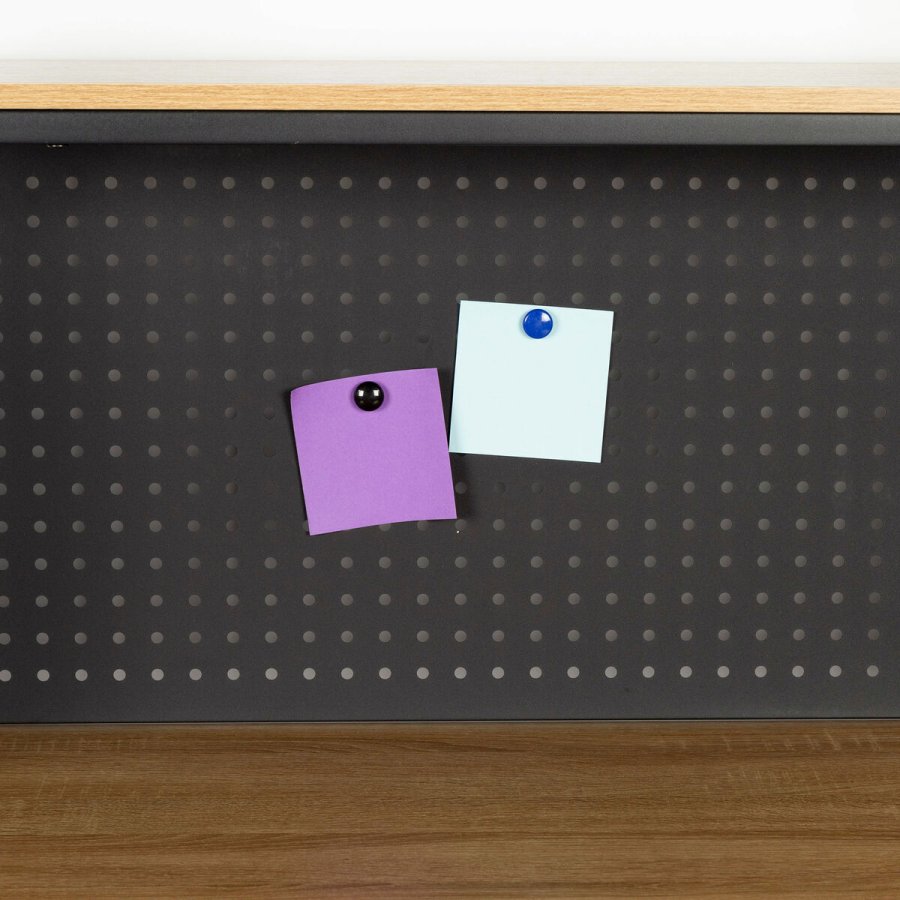 Skrivebord med hylder Max Home Stl Melamin spnplade 84 x 148 x 50 cm #6