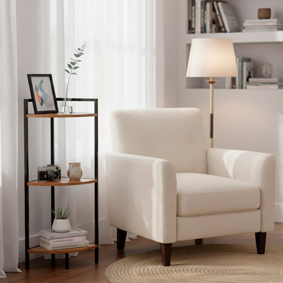 Hylder Max Home Sort Jern Tr� MDF 24 x 80 x 24 cm #2