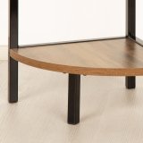 Hylder Max Home Sort Jern Tr� MDF 24 x 80 x 24 cm #5