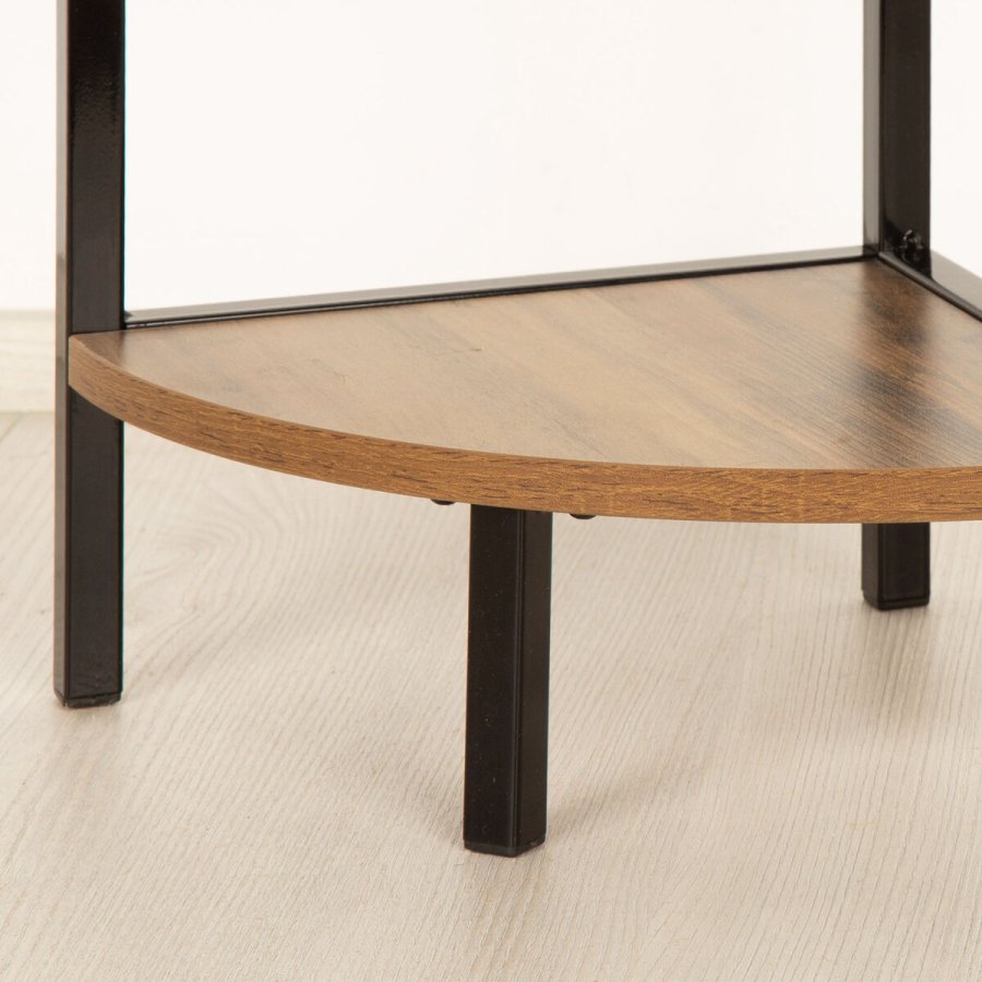 Hylder Max Home Sort Jern Tr� MDF 24 x 80 x 24 cm #5