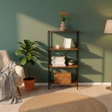 Hylder Max Home Jern Tr� MDF 4 Hylder 60 X 120 X 30 CM #2