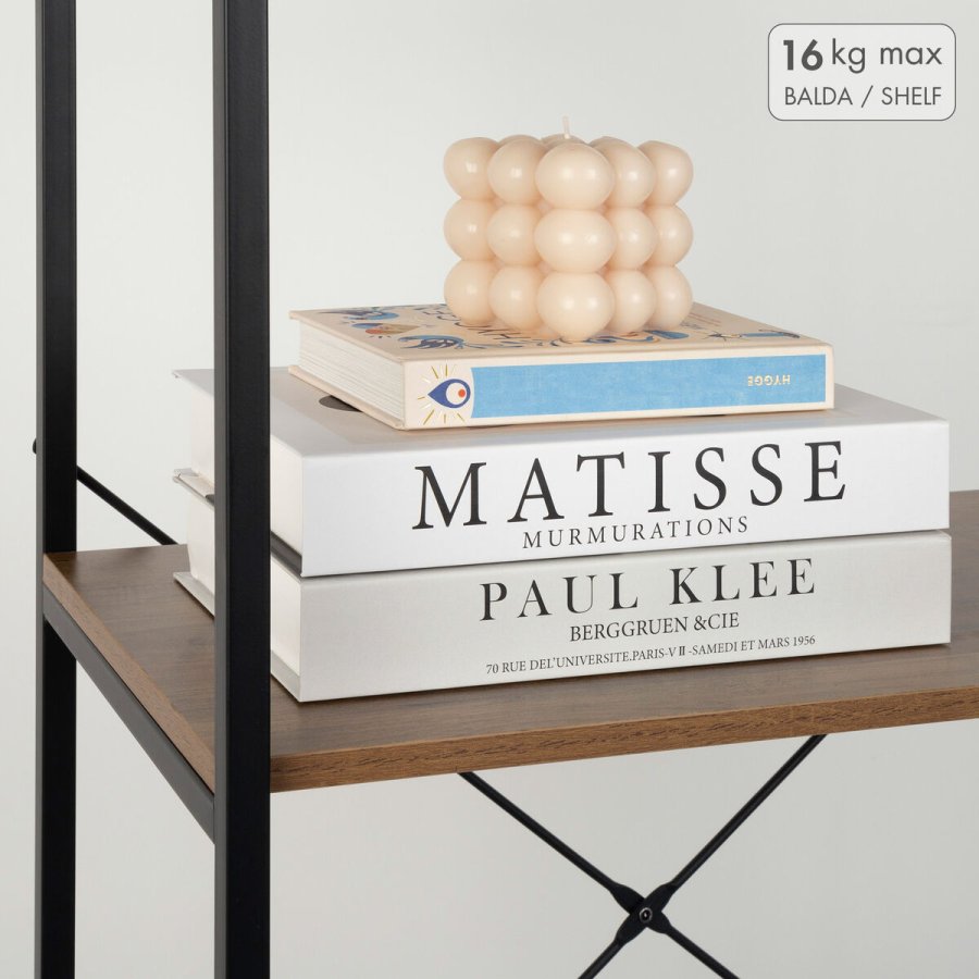 Hylder Max Home Jern Tr� MDF 4 Hylder 60 X 120 X 30 CM #3