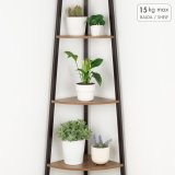 Hylder Max Home Sort Jern Tr� MDF 5 Hylder 35 x 160 x 35 cm #3