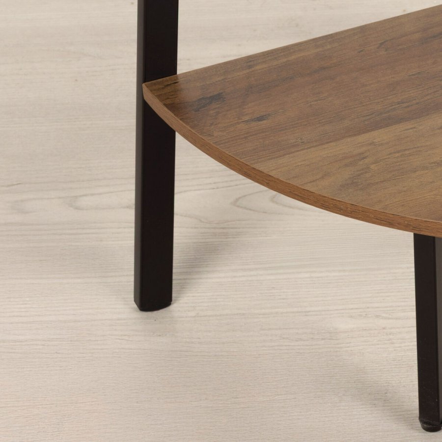 Hylder Max Home Sort Jern Tr� MDF 5 Hylder 35 x 160 x 35 cm #5