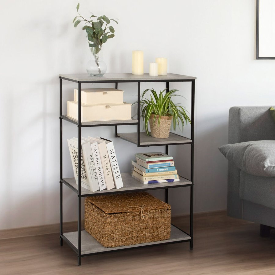 Hylder Max Home Jern Tr� MDF 5 Hylder 75 x 100 x 30 cm #2