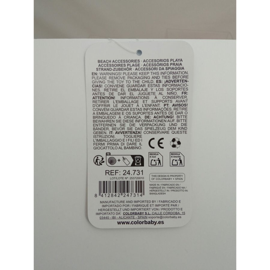 S�t med leget�j til stranden Colorbaby 27cm #3
