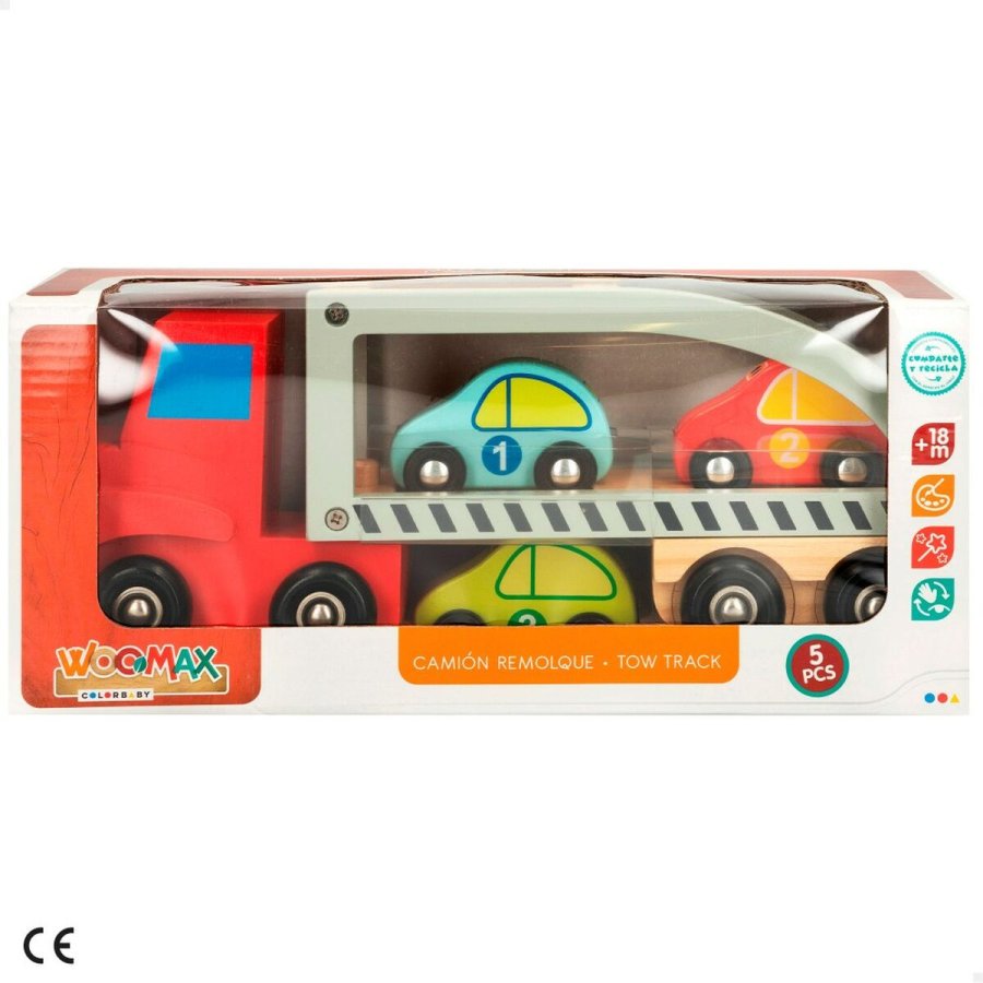 Autotransporter Lastbil og Biler Woomax Woomax 43619 (5 pcs) #4