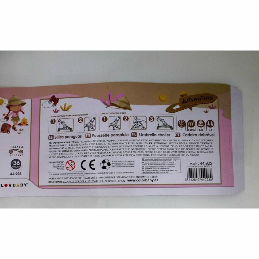 Dukke Tilbehr Colorbaby 28 x 42 x 56 cm #3