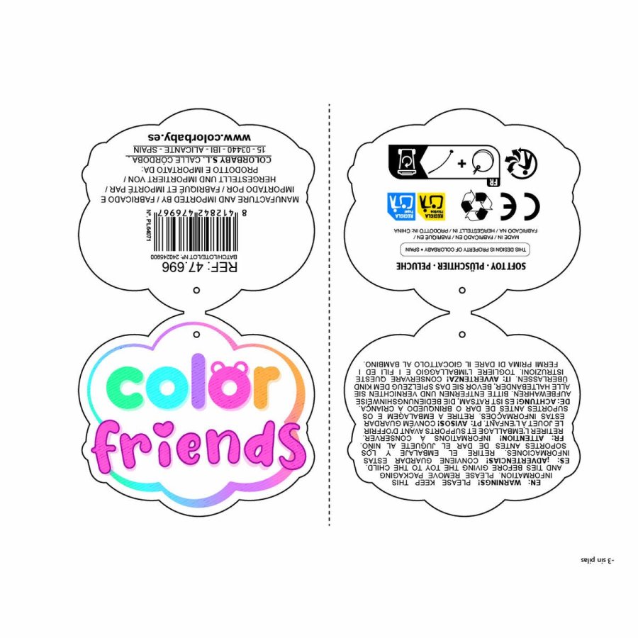 Bamse Colorbaby Animals 18 cm 1 enheder #2