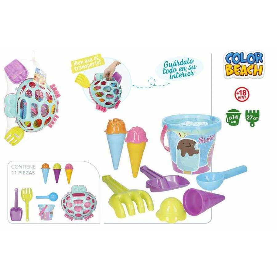 St med legetj til stranden Colorbaby 14 cm #2