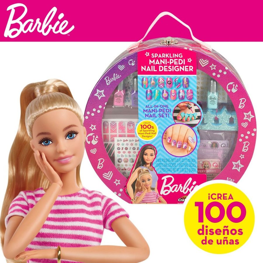 Manicure og pedicure st Barbie Sparkling 25,5 x 25 x 5 cm ske #7