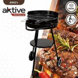 Kulgrill med hjul Aktive Textilene 42 x 76,5 cm Sort #5