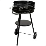Kulgrill med hjul Aktive Aluminium Emaljeret metal tekstil 42 x 76,5 x 42 cm Sort #1