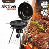 Kulgrill med hjul Aktive Textilene 57 x 86 cm Sort #33
