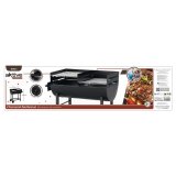 Kulgrill med hjul Aktive Plastik Emaljeret metal 97 x 96 x 42 cm Sort #6