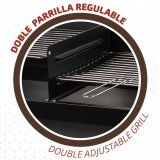 Kulgrill med hjul Aktive Plastik Emaljeret metal 97 x 96 x 42 cm Sort #4