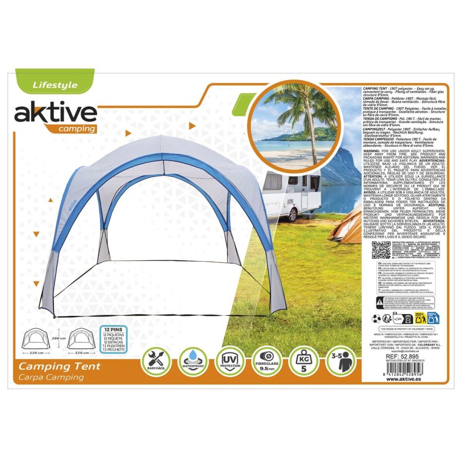 Strandtelt Aktive Camping 320 x 260 x 320 cm #7