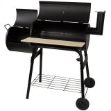 Kulgrill med hjul Aktive Stl Plastik Emaljeret metal 106 x 106 x 61 cm Sort #1