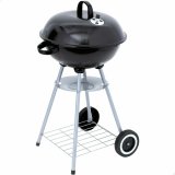 Kulgrill med hjul Aktive 46 cm Cirkulr Sort Med lg #1