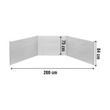 Vindsk�rm og l�sk�rm Colorbaby Bl� 200 x 75 x 84 cm #3