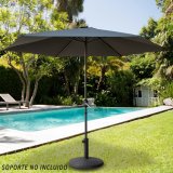 Parasol Aktive Antracit � 300 cm 300 x 245 x 300 cm #2