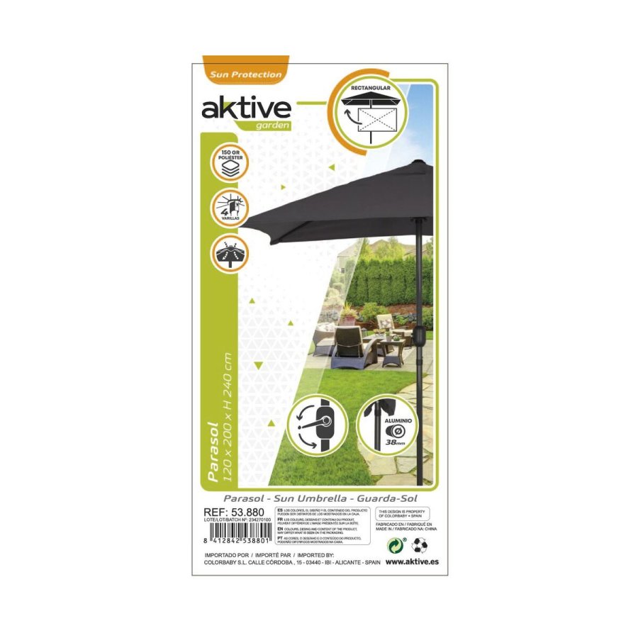 Sennik Aktive 200 x 235 x 120 cm Antracit Aluminium #3