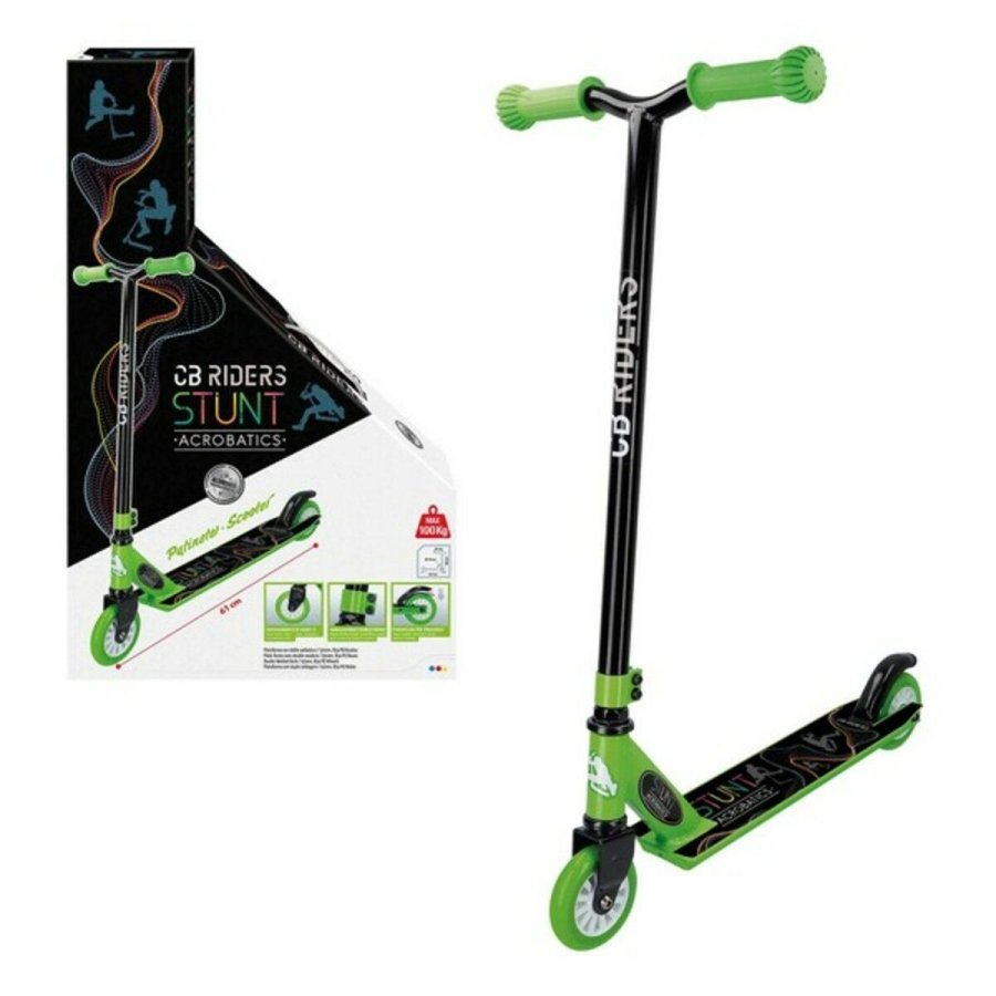Legetjsscooter CB Riders Colorbaby 54065 Sort/Grn (61 x 37 x 80 cm) #1