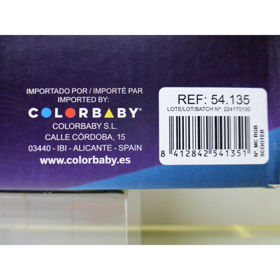 Lbehjul Colorbaby Polyuretan Aluminium Hvid #3