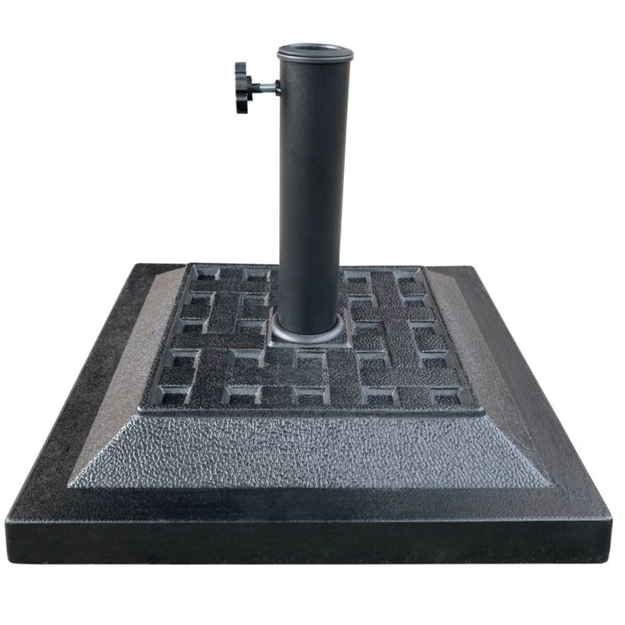 Fod for strandparasol Aktive 44 x 33 x 44 cm Sort Plastik #1