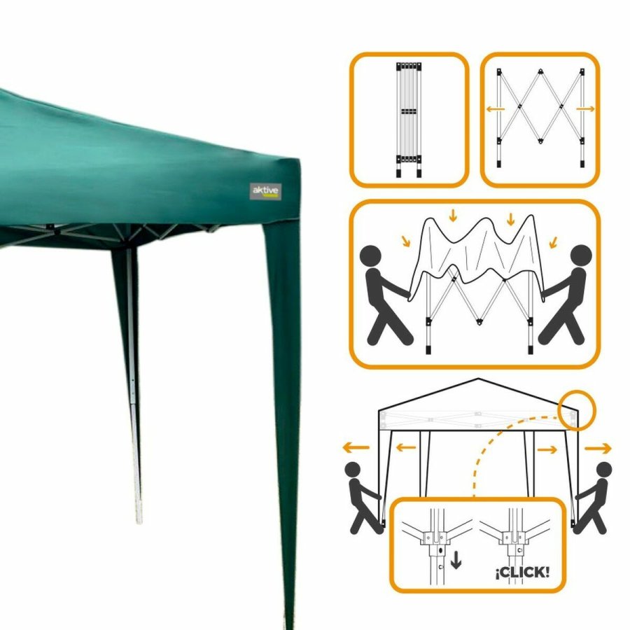 Gazebo Colorbaby Max-Air Gr�n Kl�de St�l 300 x 300 x 250 cm #3