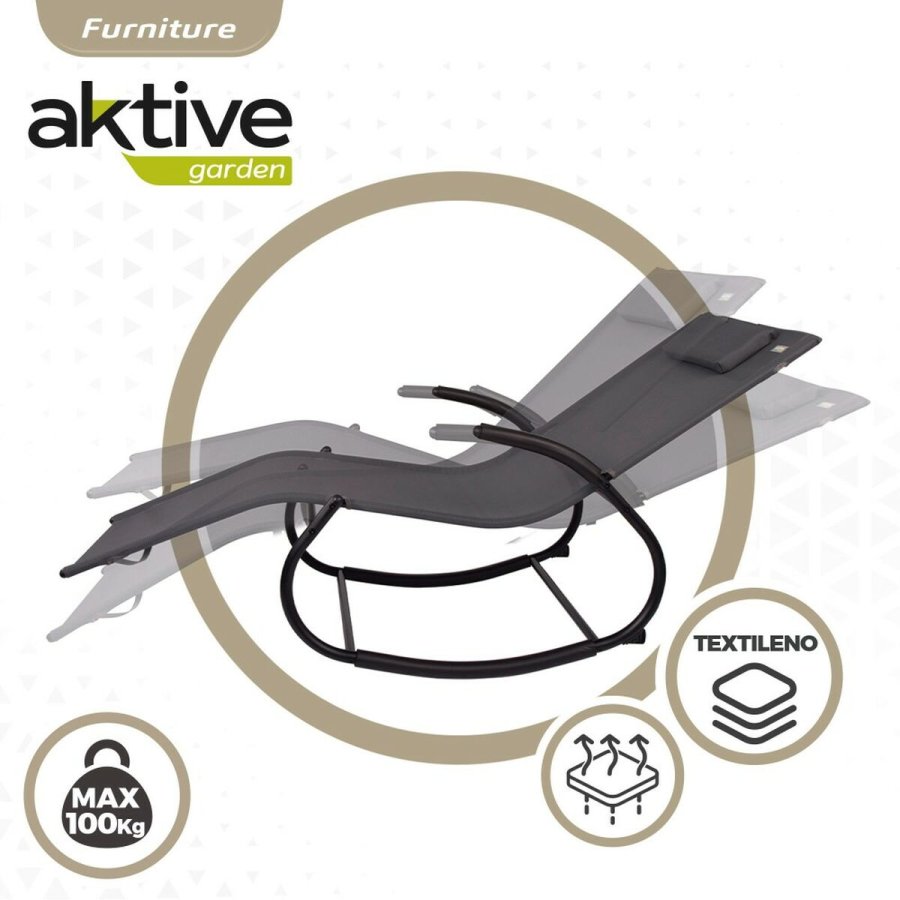 Lealnik Aktive 172 x 75 x 53 cm Sort #3