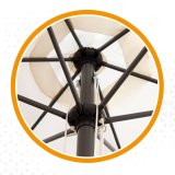 Parasol Aktive Fl�defarvet � 300 cm 300 x 248,5 x 300 cm #2