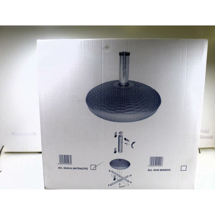 Fod for strandparasol Aktive 58 x 41 x 58 cm Metal Antracit Plastik #2