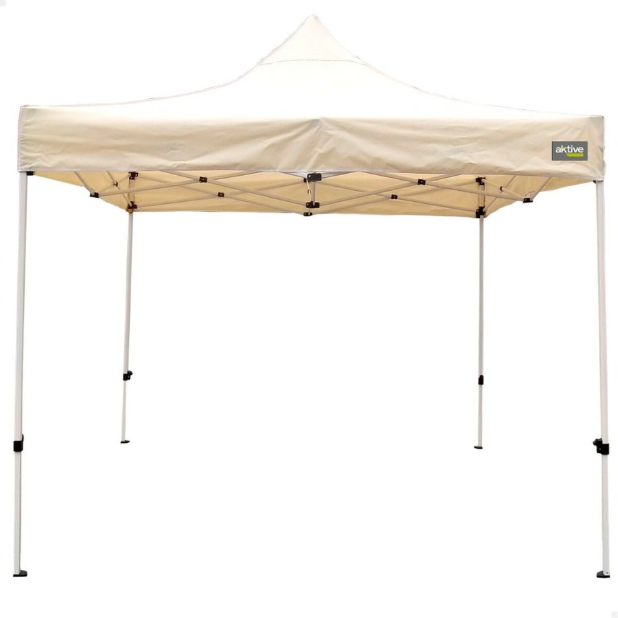 Gazebo Aktive Foldbar Justerbar h�jde St�l Polyester 420D Oxford Fl�defarvet 300 x 320 x 300 cm #1