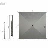 Parasol Aktive Gr� 175 x 240 x 175 cm #4