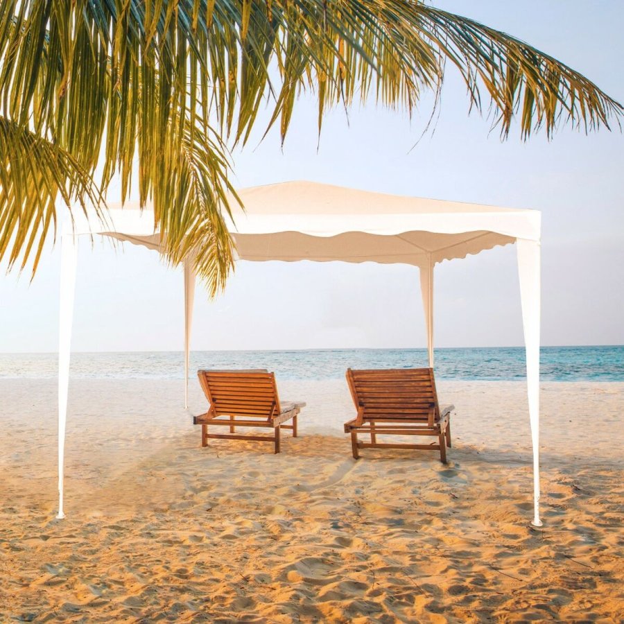 Gazebo Aktive 300 x 250 x 300 cm St�l Hvid Plastik #2