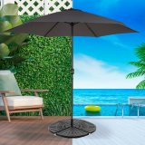 Fod for strandparasol Aktive 48 x 7,5 x 48 cm Plastik #2